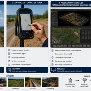 ADLO anunță achiziția unui sistem GNSS de măsurători topografice