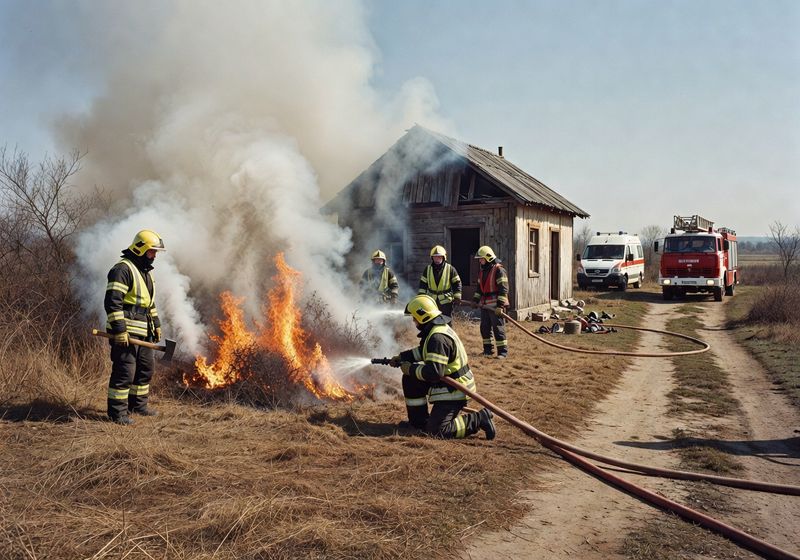 Nouă incendii în minivacanța de 1 Mai în județul Bihor