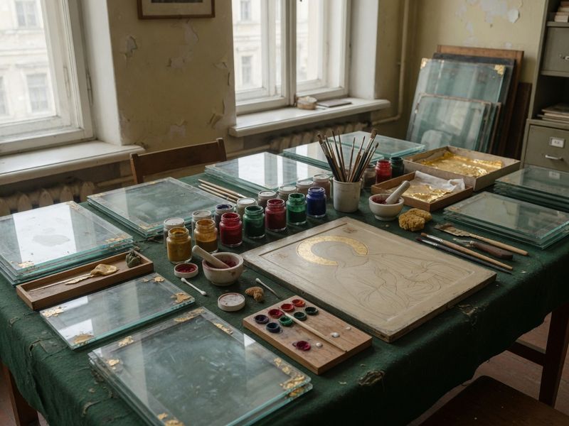 Atelier de pictură pe sticlă la Muzeul Țării Crișurilor pe 8 august