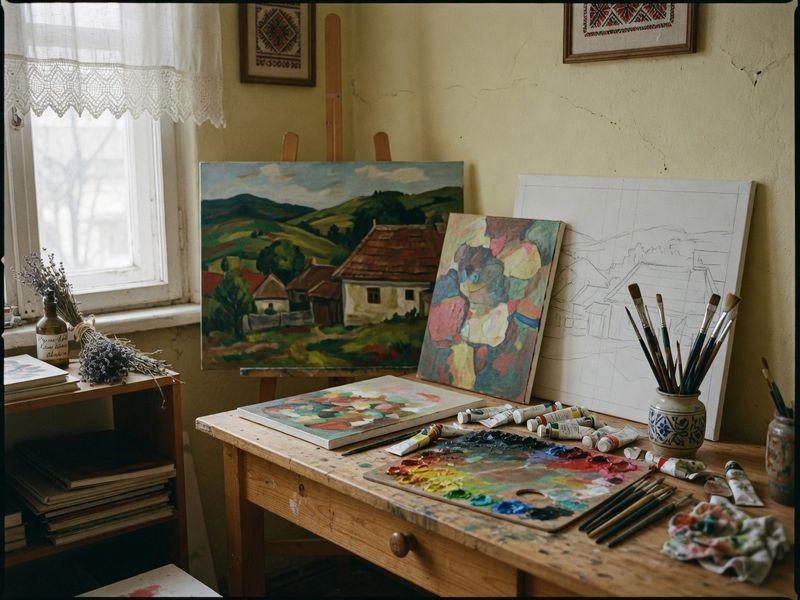 Atelier de relaxare prin pictură sâmbătă în Oradea