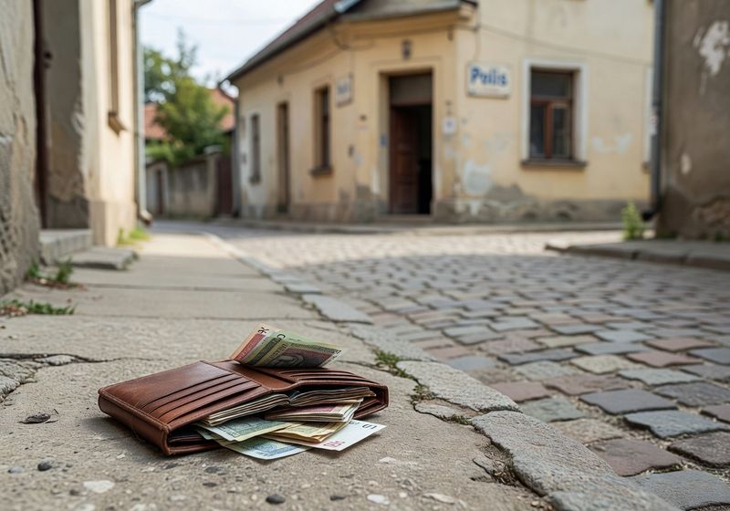 Bărbat din Abrud a dus la Poliție borseta cu 21.000 lei găsită pe stradă