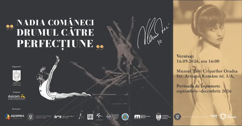 Afiș Nadia Comăneci – Drumul către perfecțiune