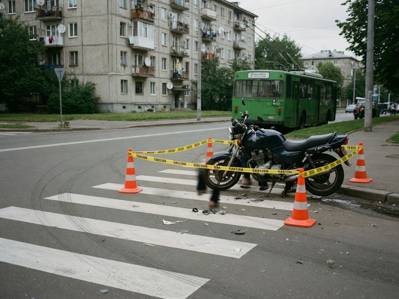 Motociclist din Oradea, identificat după ce a părăsit locul accidentului