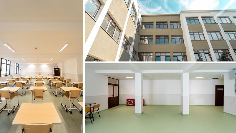Peste 32 de milioane de lei din PNRR, iar liceul Brâncuși e încă pe șantier