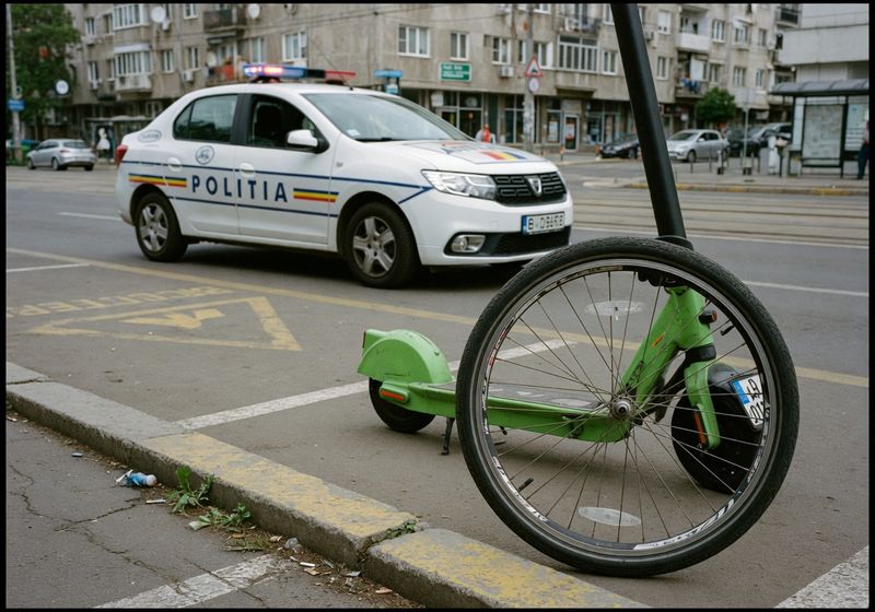 Poliția Bihor a amendat 80 de bicicliști și trotinetiști într-o singură zi