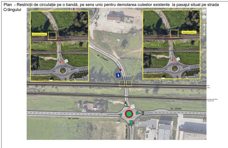 Restricții pe Crângului: Primăria închide un sens între 17 și 31 august