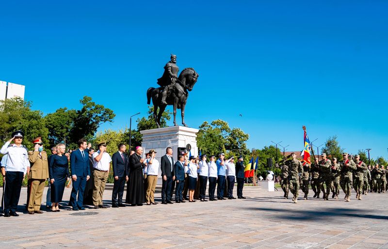 Ziua Imnului Național, marcată prin ceremonie militară la Oradea
